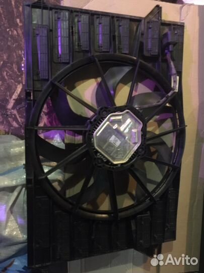 Audi q7 4m вентилятор охлаждения в сборе