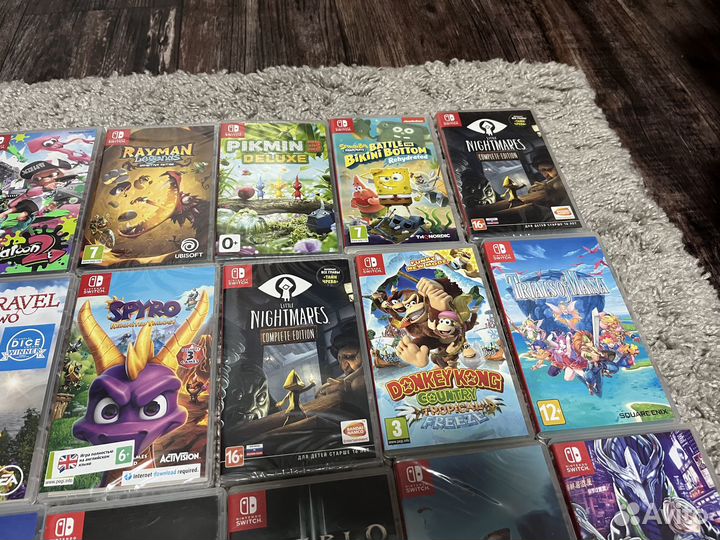 Много игр для Nintendo switch из коллекции