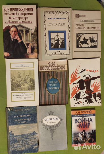 Школьникам книги из Учебной программы