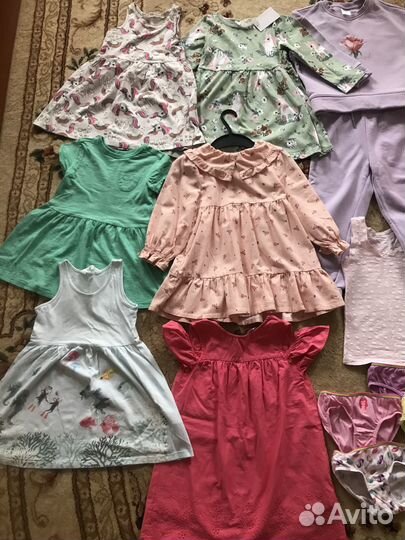 Вещи пакетом для девочки 98-104
