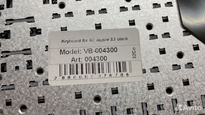 Клавиатура aser Aspire S3 black
