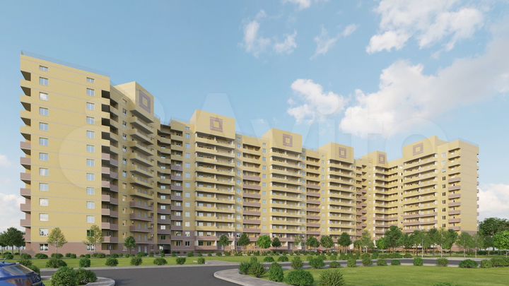 2-к. квартира, 57,7 м², 11/12 эт.