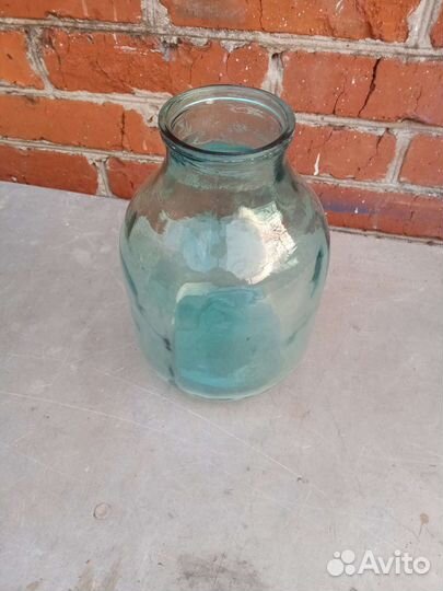 Балон стекло 3 л из СССР и винное сусло