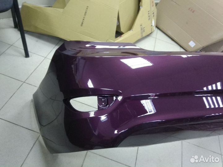 Бампер задний Хендай Solaris седан в цвет