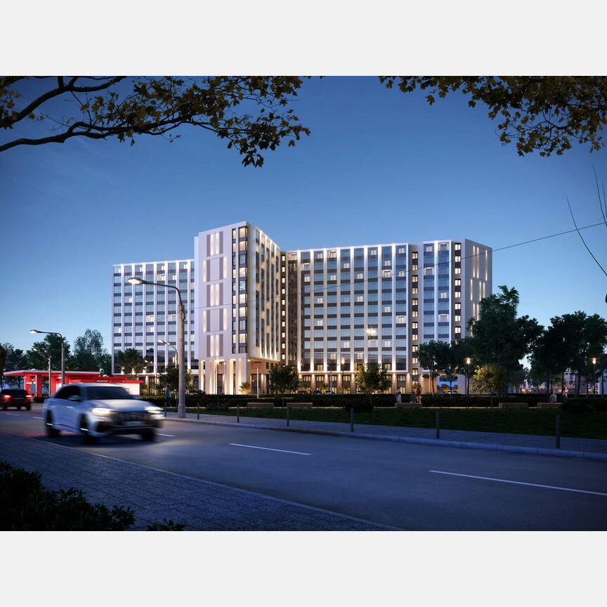 1-к. апартаменты, 23,1 м², 13/13 эт.