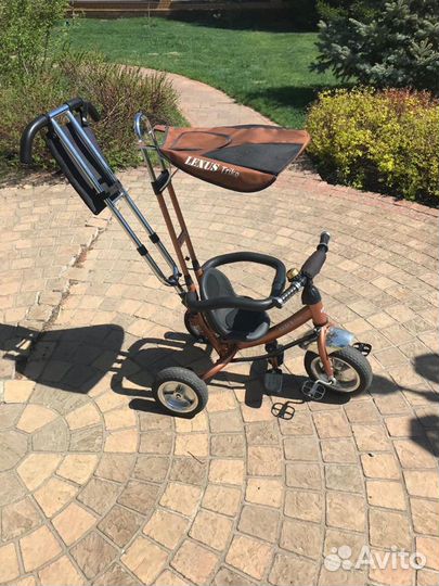 Детский велосипед с родительской ручкой