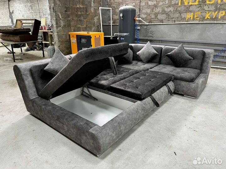 Большой угловой диван с гарантией