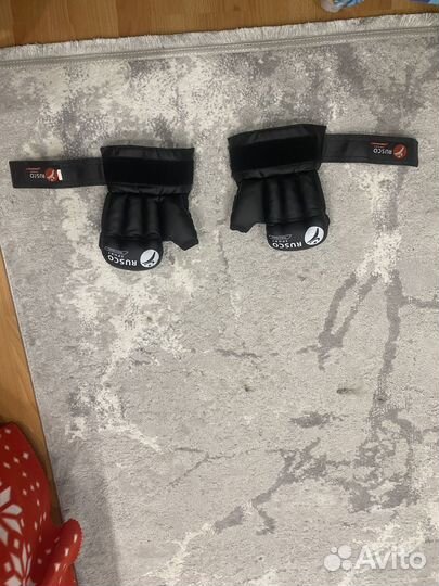 Защита паха,защита голени, перчатки Рб