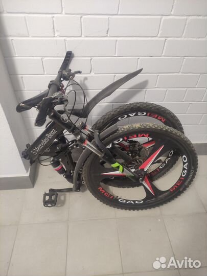 Велосипед складной на литых дисках