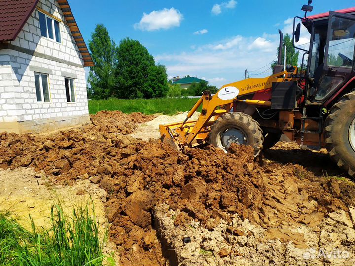 Услуги Экскаватора погрузчика