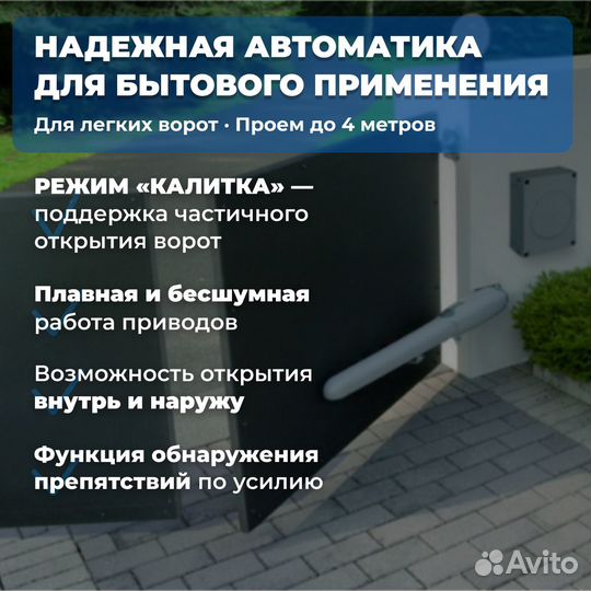 Nice wingo2024 автоматика для распашных ворот