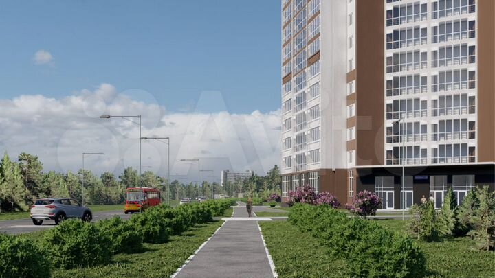 3-к. квартира, 89,2 м², 13/17 эт.