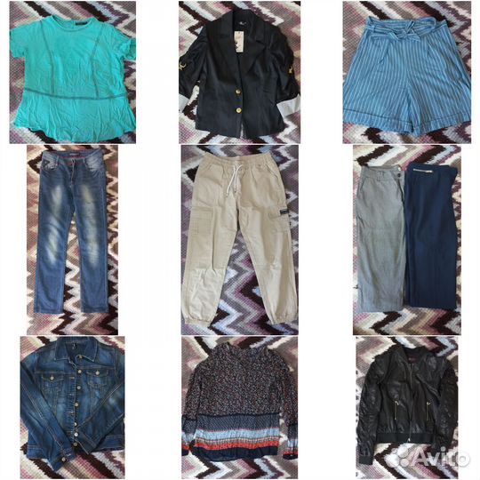 Вещи пакетом на девушку 46 р