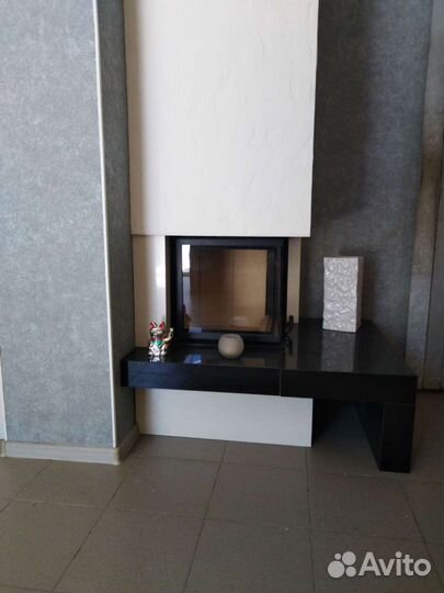 Печь отопительная камин на дровах