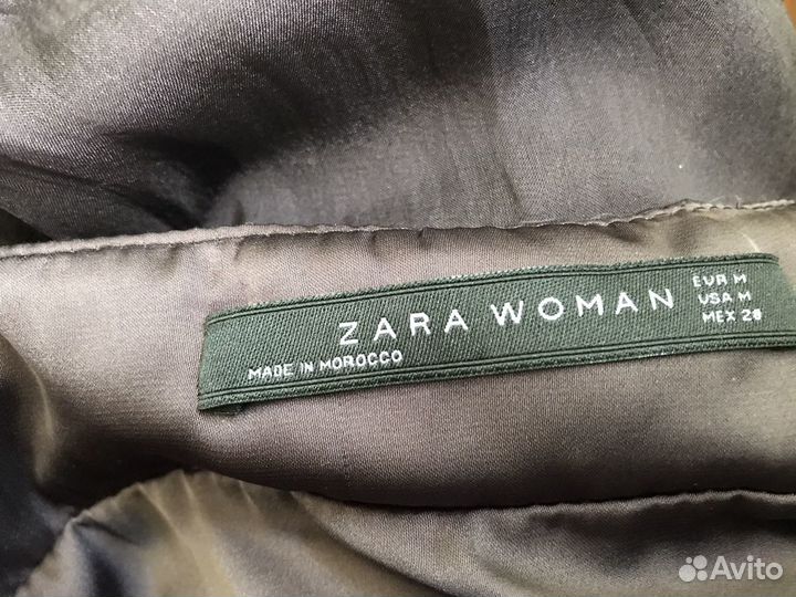 Платье zara новое натуральный шелк 100