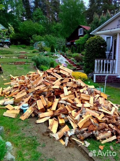 Дрова сухие в укладку любого объема