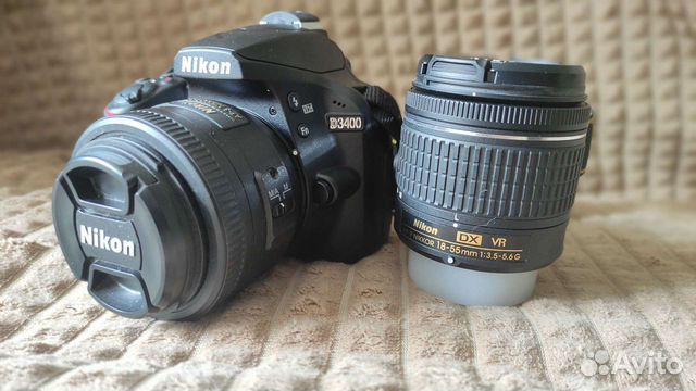 Зеркальный фотоаппарат nikon d3400 объявление продам