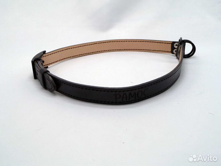 Кожаный ошейник удавка 