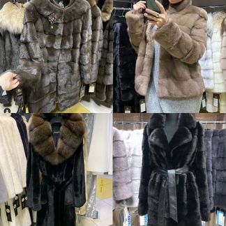 Шуба норковая жилетка парка