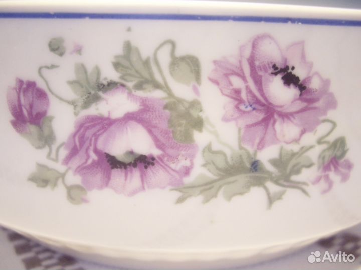 Полоскательница Капельник Дулево 1940-46 СССР