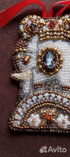 Интерьерные новогодние игрушки ручной работы