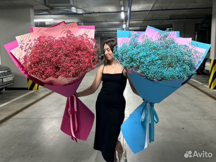 Букет из гипсофилы