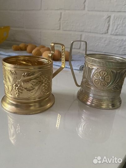 Подстаканник алюминий времен СССР