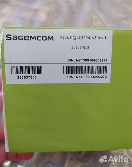Wifi роутер Sagemcom Fast 2804, v7 rev.1