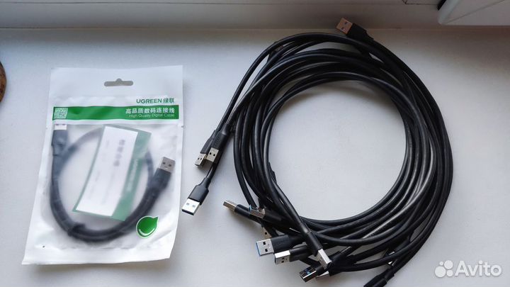 Кабель Ugreen USB 3.0 0,5м/1м