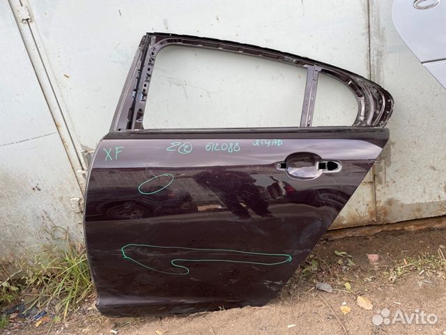 Дверь задняя левая Jaguar XF 2007 Ягуар
