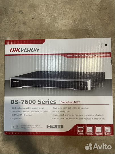 Видеорегистратор сетевой Hikvision DS-7600 series