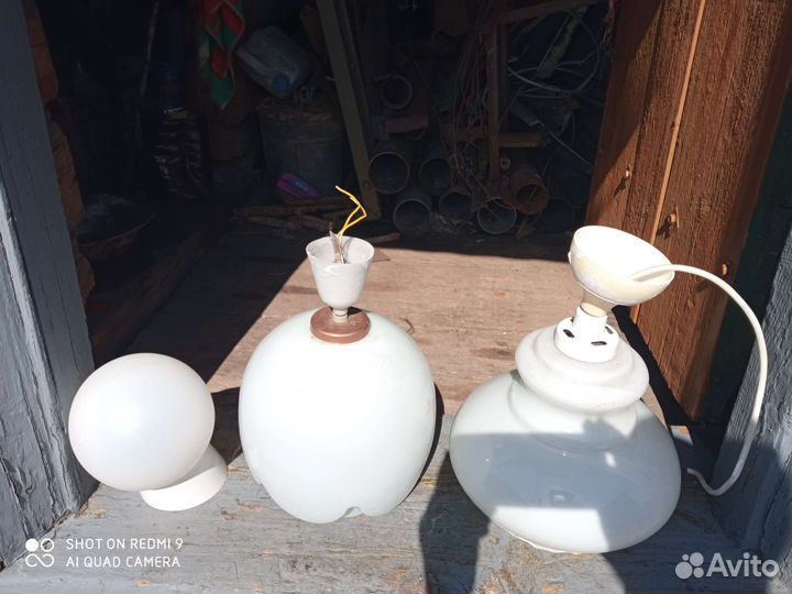 Плафоны для люстры бу