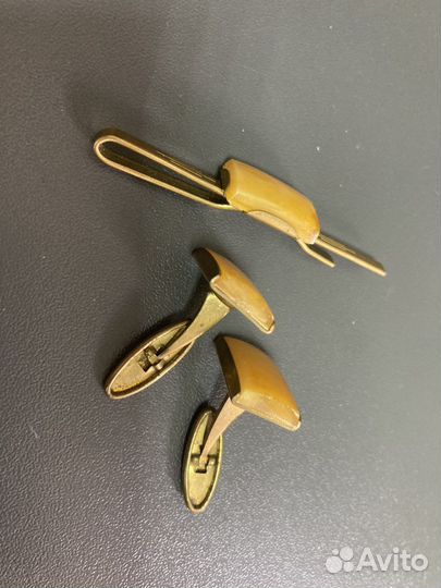 Запанки и булавка для галстука СССР винтаж