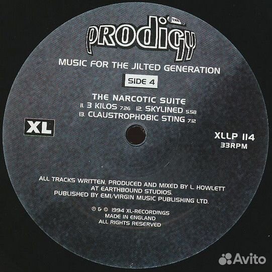 Винил The Prodigy: Music For The Jilted Generation