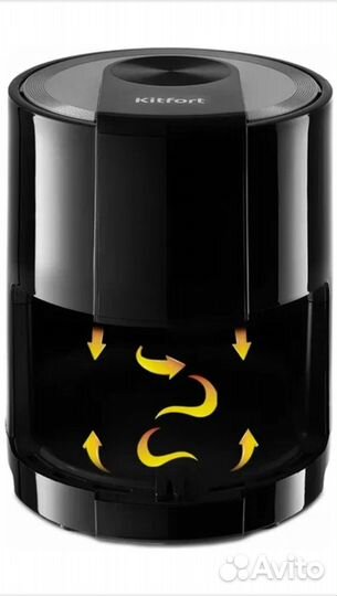Аэрогриль новый Kitfort KT-2225 чёрный