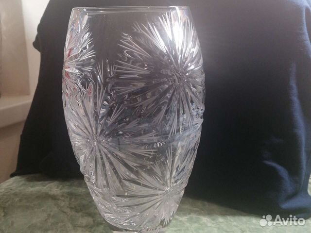 Большая хрустальная ваза СССР
