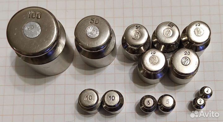 Гирьки весовые эталонные