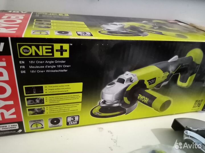 Ryobi аккумуляторная шлиф машина one+ r18ag-0