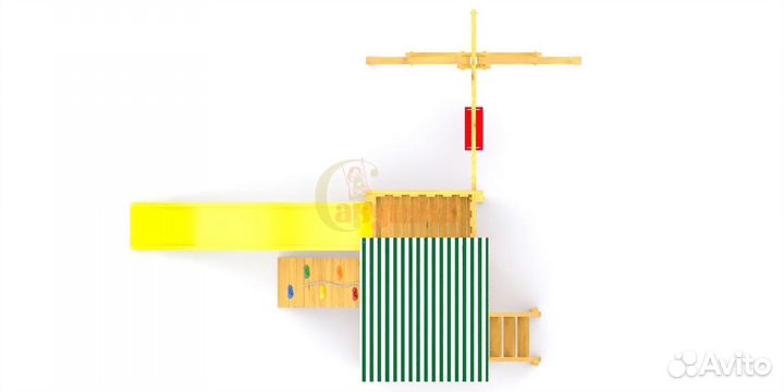 Детская площадка Савушка Мастер 1 plus горка 3 м