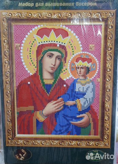 Набор для вышивания бисером иконы