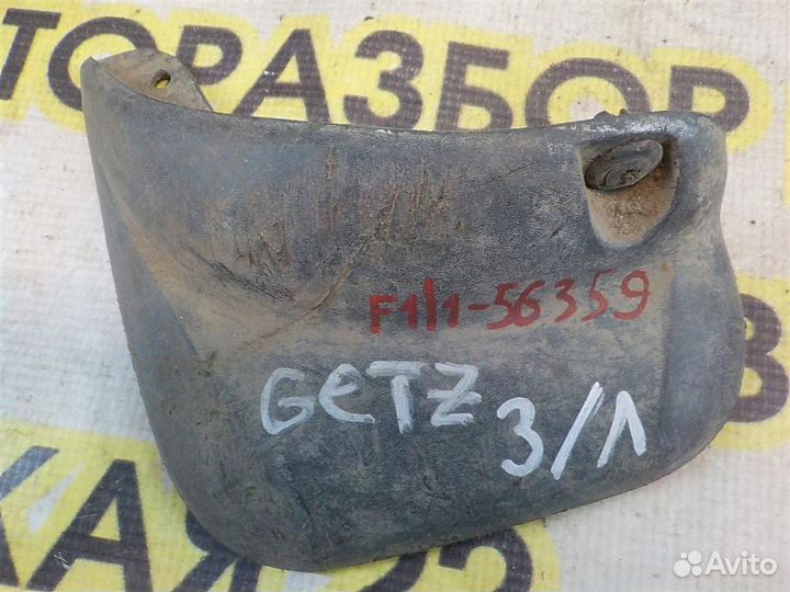 Брызговик задний левый Hyundai Getz 2002-2011