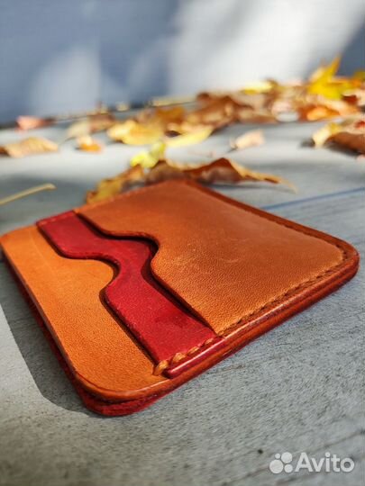 Картхолдер из натуральной кожи