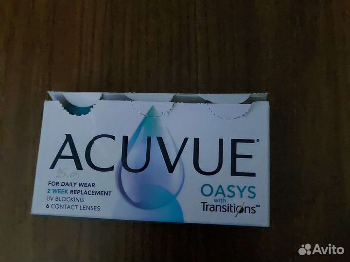 Линзы контактные acuvue oasys