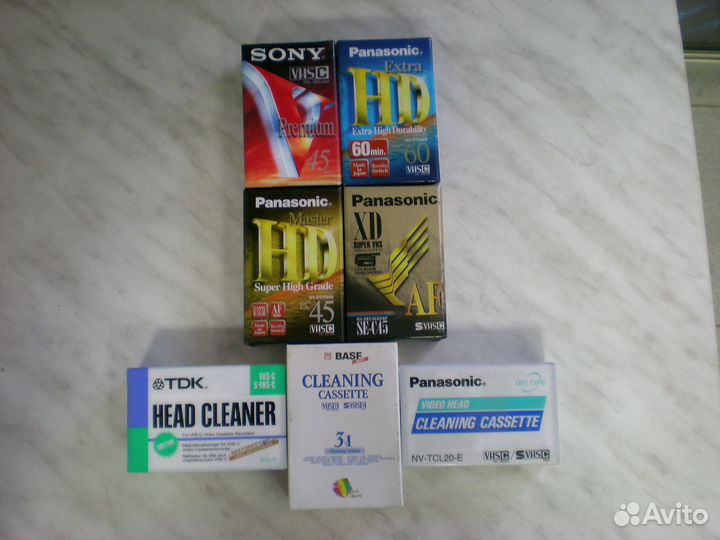 Видеокассеты для видеокамер новые запечатанные
