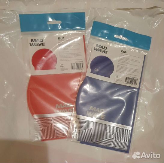 Латексная шапочка Mad Wave для плавания