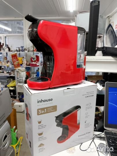 Капсульная кофемашина Inhouse Icm1901br