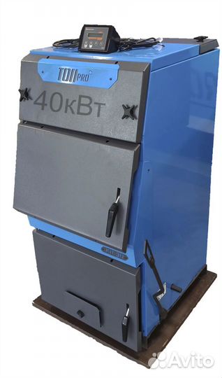 Котел твердотопливный полуавтоматический топpro 40