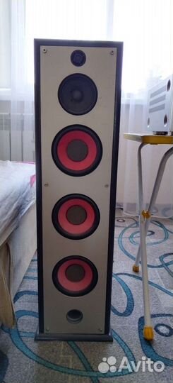Акустические колонки + ресивер (усилитель)