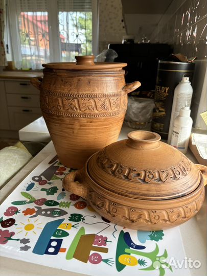 Глиняная посуда ручной работы