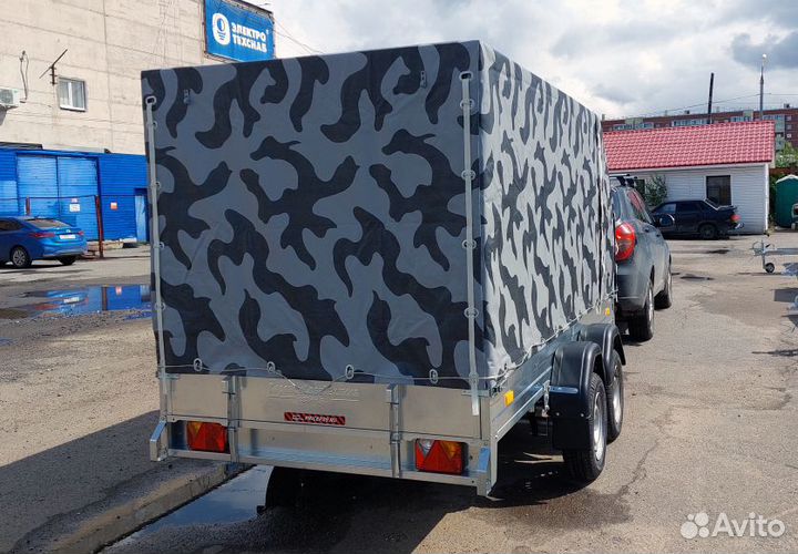 Легковой двухосный прицеп 3.5х1.5 R13